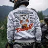 Odzież motocyklowa Duhan Męska kurtka Flight odporny na zimny motocross Motocross Motorbike Oddychający sprzęt ochronny odzież