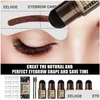 Eyebrow Enhancers 1Set Brow Stamp Sha Kit Waterproof Long Lasting Natural Shape Contouring Stick Hairline Makeup Eyes Drop Delivery Dh0B9