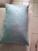 Federa per cuscino Federa per cuscino schienale per divano Grigio Blu Cotone/Lino Cafe El Soggiorno Muti Taglia