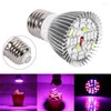 Élèvent des lumières 18W 28W AC 85-265V E27 lampe à LED plantes de graines de fleurs ampoule hydroponique éclairage de plantes à spectre complet