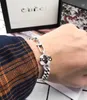 80% de descuento 2023 Nueva joyería de moda de lujo de alta calidad para pulsera de lujo de doble entrelazado clásico de plata esterlina para amantes masculinos y femeninos