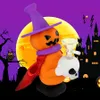 ハロウィーンパイプカボチャウォーターボンシリコーン喫煙ウィザードウォーターバブラー壊れやすいハンドボングアクセサリーダブリグ