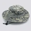 Chapeaux larges chapeaux été multi couleur hommes casquette à séchage rapide 2021 camouflage tactique seau chapeau armée militaire paintball pêche en plein air pêcheur chapeaux R230308