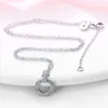 925 Silver Fit Pandora Necklace Pendant Heart Women Fashion Moder