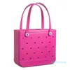 Роскошный дизайнер Eva Bogg Women Tote Comporting Basket Basks Lady H195i для хранения умываемое пляжное силиконовое силиконовое эко -желе -кошелек 971