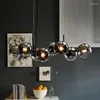 Pendant Lamps Nordic Modern Lights For Dining Room Glass Lampshade Hanging Lamp Living Home Deco Restaurant Suspension Luminaire