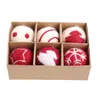 Party Decoration 594C 6pcs Felt Christmas Ball Pendant Tree Decor Supplies Household For Wedding Birthday Background