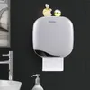 Tuvalet kağıdı tutucular 1pc duvara monte su geçirmez doku kutusu rulo tüp depolama rafı ev mutfak banyo aksesuarları 230308