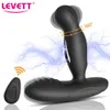 Analspielzeug Elektroschock Prostata-Massagegerät Vibratoren für Männer 360 Drehen Butt Plug Vibrator Männlich Wireless Buttplug Sex 230307