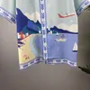 Men's Plus Tees Polos 2023 Summer New Fashion Crew Neck T Shirt Cotton Short Sleeve Shirt Hawaiian Beach Print Shirt M-3XL 22S3X3