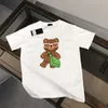 2023 여름 짧은 슬리브 티셔츠 남성 남성 곰 인쇄 풀오버 티셔츠 디자이너 Tshirt 캐주얼 한 느슨한 티 탑 플러스 사이즈 크기면 스웨트 셔츠