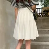 Skirts Skirts Pleated Women High Waist Summer Knee-length Preppy Style Harajuku Y2k Street School Cosplay Casual Female Faldas 230308