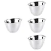 Bowls Bowl Salad Slanted Angled Serving Mixing Stainless Pasta Steel Fruit Prep Vegetable Sauce Kitchen Aluminum Stackable