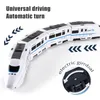 Elektrische RC-Strecke 1/8 Harmony Triebwagen Simulation Hochgeschwindigkeits-Eisenbahnzug Spielzeug für Jungen Elektrisches Soundlicht EMU Modell Puzzle Kinderauto Spielzeug 230307