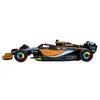 Pista de control remoto eléctrico Bburago 1 43 McLaren MCL36 3 Daniel Ricciardo 4 Lando Norris, vehículo de lujo de aleación, juguete en miniatura moldeado a presión 230307