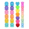 Highlighters 56 Färgade kreativa söta bläckfiskar Höjare Set Cartoon Bear Markers Fluorescen Pen Kids Gifts School Supplies Stationery J230302