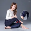 Damenhose 2023 Winter elastische Taille unten Frauen Schnee tragen weiße Ente Outdoor-Leggings elegante schlanke dicke warme Stretch