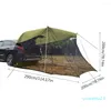 Namioty i schroniska 1 Ustaw samochód tylny ogon przedłużenie Sunshade Namiot Namiot Trunk Siving SUV SUV Off-road 06 Camping Schronienie samojezdne