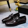 Prado moda ayakkabıları prads loafers erkek tasarımcı ayakkabıları gerçek deri erkek iş ofis iş resmi elbise markası parti düğün düz boyut 38-44