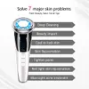 Face Care Devices Face Pon RF Radio Frequency EMS Mesotherapy Led Light Therapy Microcurrent Ultrasonic Vibration Face Lifting Massager 230308