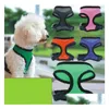 Dog Apparel Mesh Pet Harness Soft Adjustable Breathable Puppy Safety Strap Vest For Cat Accessories Lsk118 Drop Delivery Home Garden Dhuek