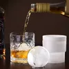 Ice Cream Tools Round Ice Ball Maker Summer DIY Cocktail Whiskey Ice Cube Mold Fruit Juice Freezer Reusable Ice Cubes Ice Tray Silicone Mould Z0308