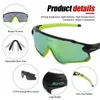 Lunettes de plein air SCVCN Lunettes de cyclisme Hommes UV400 Lunettes de vélo polarisées Sports Femmes Runing Ski Équitation Lunettes de soleil VTT Vélo 230307