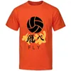 Męskie koszulki T-T-shirts Haikyuu Solleyball Club Furuodaki High School Summer Men Koszulka krótkie koszulki z krótkim rękawem