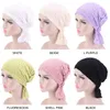 Beanies Beanie/Skull Caps Women Bubble Cotton Hat Stretch Chemo Cancer Cap Solid Color Elastic Beanie Bonnet Turban Hair Loss Cover