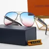 Luxe designer merk zonnebrillen ontwerper zonnebril Hoogwaardige bril Dames Men Glazen Dames Zonneglas UV400 Lens Unisex met Box OS 3390-25