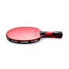 Bord Tennis Raquets Högkvalitativ kolbad Bat Tennisracket med gummi pingpong paddel kort handtag rackl lång offensiv 230307