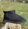 Mini bottes de neige classiques en cuir véritable pour femmes, demi-bottes populaires à la mode, garde au chaud, préférées, nouvelle usine 2023, 5854