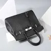 Platinum Handbag Ostrich Tote Bag Women's Bag Fashion Women's Large Capacity 30 with Logo Genuine Leather