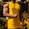Men's Tank Tops 2023 Brand Men Muscle Workout Vest Casual Bodybuilding Gym Sleeveless Undershirt Fitness Stringer Singlet
