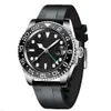 시계 AAA Ceramic Bezel Mens 시계 자동 기계식 2813 이동 시계 904L 팔찌 빛나는 사파이어 방수 스포츠 패션 디자이너 손목 시계