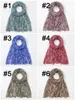 Sciarpe Est Moda musulmana Tie-dyed Crinkle Stampa Hijab Sciarpa Donna Cotone Viscosa Scialli Foulard Avvolge Foulard Bandana FasciaSciarpe Ki