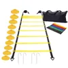 Sports Gloves Agility Ladder Speed Training Equipment 10 Disc Cones 20ft Set For Football Soccer Resistance 230308