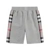 Meninas meninas shorts crianças calças xadrez de verão crianças elásticas calças esportivas casuais de algodão calça de calça de algodão 2-8 anos