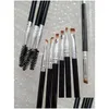 Makeup Brushes Maquillage Brand Tools 12 Eyebrow Black Makeupeyebrow Drop Delivery Health Beauty Accessories Dhkhl