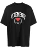 Herren-T-Shirts Marke Großhandel VTM Männer Frauen Hohe Vetements-Qualität Did Nothing Just Got Lucky T-Shirt Top Tees