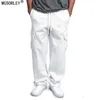 Männer Hosen Männer Fracht Jogger Hosen Herbst Hip Hop Straße tragen Lose Hosen Multi Tasche Einfarbig Overalls GYM Sport tragen Z0306