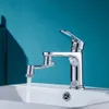 Autres fournitures de toilettes de bain Adaptateur de buse de robinet à tête de barboteur rotatif 1080 ° Aérateur Extender Cuisine Salle de bains Robinet 230308