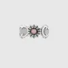 20% OFF 2023 New Luxury High Quality Fashion Jewelry for sterling silver small daisy powder shell personality for men and women lovers ring Valentine's Day gift