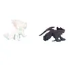 12шт, установленные Dragon 3 аниме-фигуры, фигурки из ПВХ мини-статуэтки отображают модели детские игрушки 3-4 см/1,2-1,6 дюйма высотой