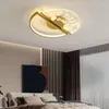 Hanglampen Noordse veerlichten Zwart goud moderne led hangende lamp voor woonkamer huis loft decor luminaire