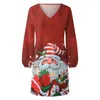 Casual Dresses Womens Christmas Long Sleeve Party Holiday Dress