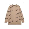 balencgs Designers Sweaters Brand Thickened Double Layer Printed Letter Knitted Street Coat 9d2k 8MYE DXVJ