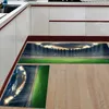 Oreiller/décoratif 2 pièces/ensemble stade terrain de jeu cuisine tapis tapis porte de sol anti-dérapant tapis maison entrée avant paillassons