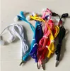Universal Colorful 3.5mm Earphones Headphone For Cell Phone Noodle Flat Wire Earphone For MP3 MP4 School Classroom, Libraries, Hospitals 200PCS