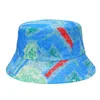 Cappelli a tesa larga 2023 Estate all'aperto Cappello da pescatore da sole Donna Cappelli da strada a secchiello Cappelli Panama reversibili unisex Cappelli da pesca Hip Hop R230308